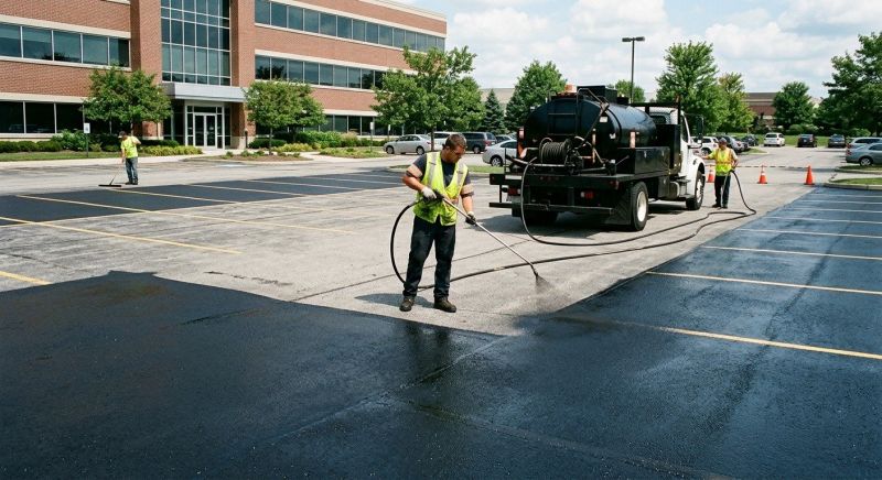 Asphalt Parking Lot Sealing in Sarasota, FL