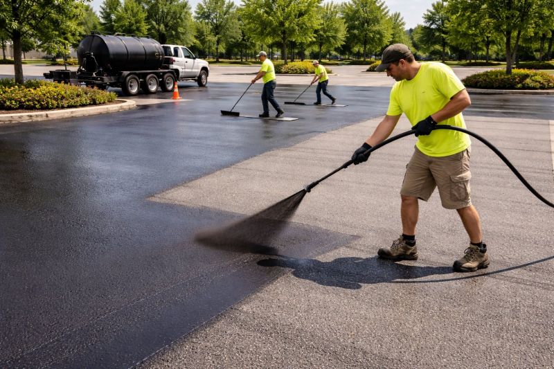 Asphalt Parking Lot Sealing in Grand Rapids, MI