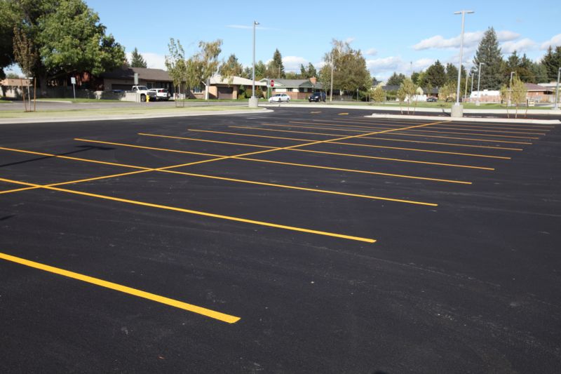 Line Striping After Sealing