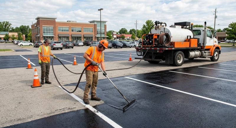 Church Parking Lot Sealcoating in Denver, CO