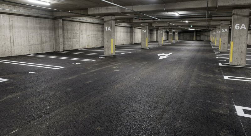 Commercial Asphalt Painting in Roswell, GA