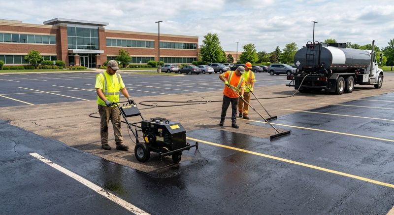 Commercial Asphalt Sealing in Sarasota, FL