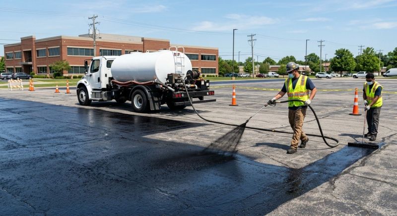Commercial Parking Lot Sealing in Miami Dade County, FL