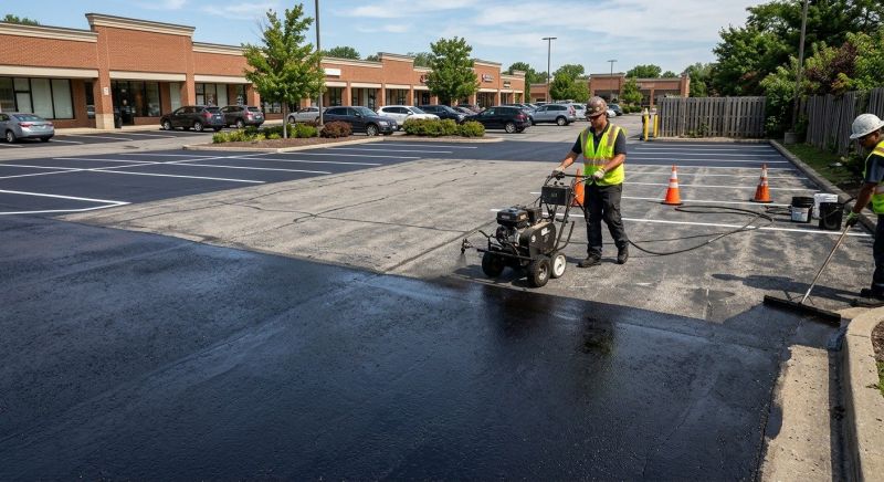 Lot Sealcoating in Grand Rapids, MI