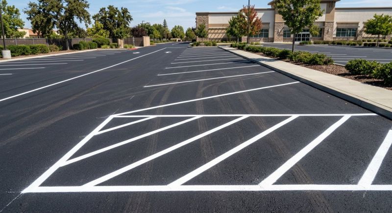 Parking Area Striping in Lawrenceville, GA