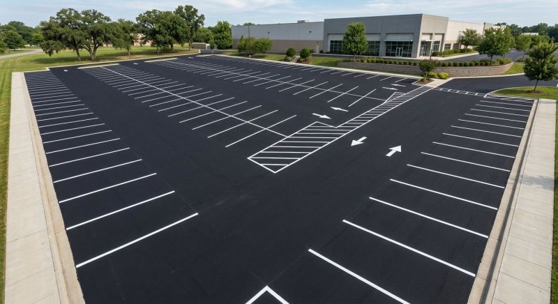 Parking Garage Striping in Alpharetta, GA