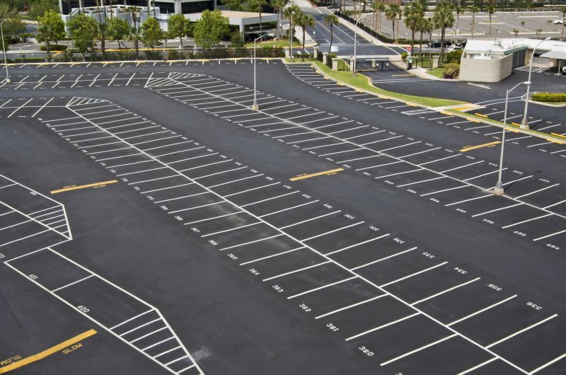 Parking Lot Painting in Alpharetta, GA