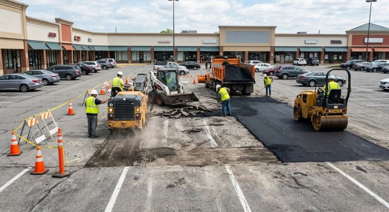 Parking Lot Repair in Conway, AR