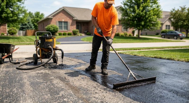 Driveway Slurry Sealing in Denver, CO